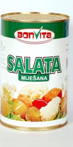 Bonvita mjesana salata 4kg 330 800 600 100